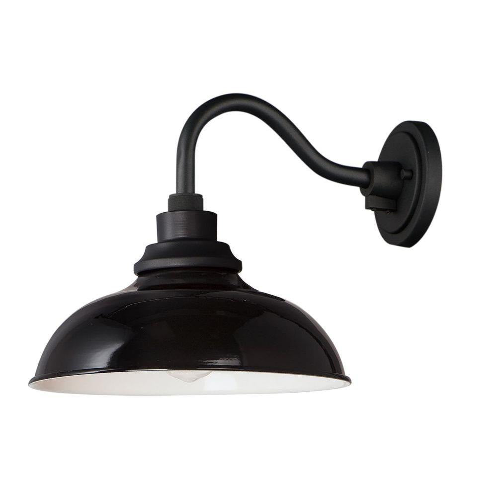 Maxim Lighting 35114GBBK Granville 1 Light Gloss Black Outdoor Wall Light