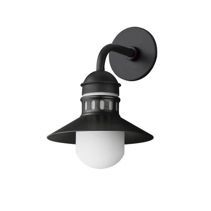 Maxim Lighting 35122SWBKAB Admiralty 1 Light Two-Tone Black with Antique Brass Outdoor Wall Lantern - full product view