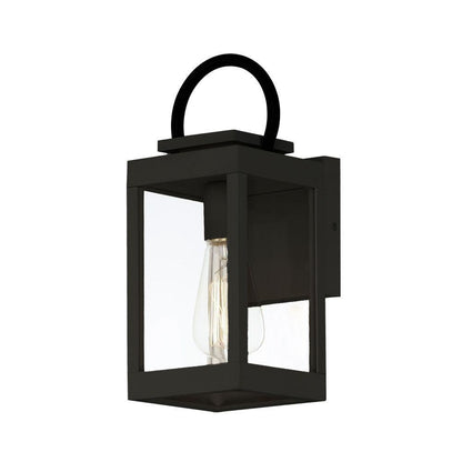 Maxim Lighting 40312CLBK Nassau Vivex 1 Light Black Outdoor Wall Lantern