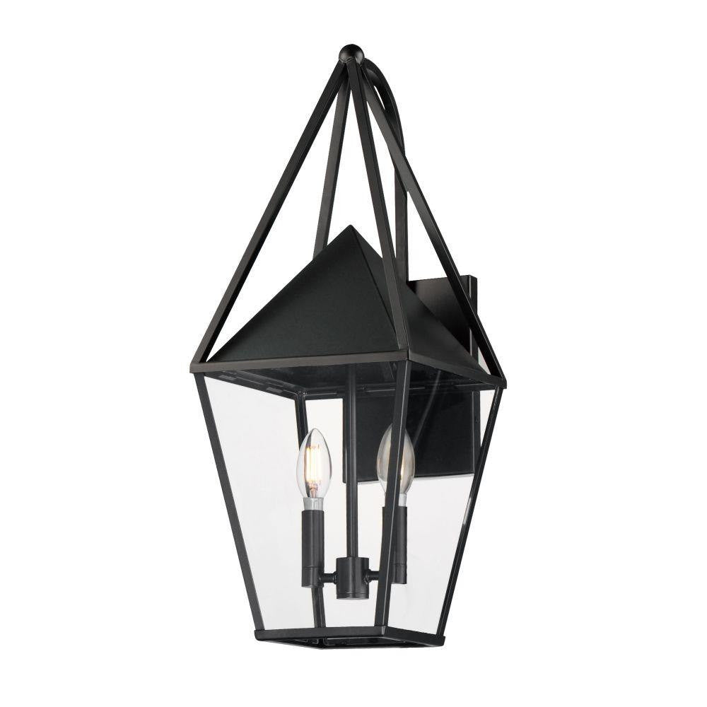 Maxim Lighting 3166CLBK Bavaria 2 Light 22.75 inch Black Outdoor Wall Sconce - Product View