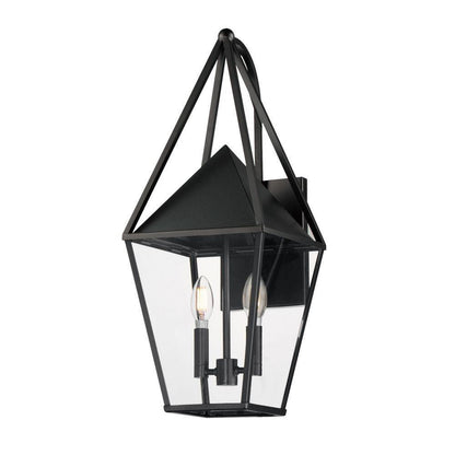 Maxim Lighting 3166CLBK Bavaria 2 Light 22.75 inch Black Outdoor Wall Sconce - Product View