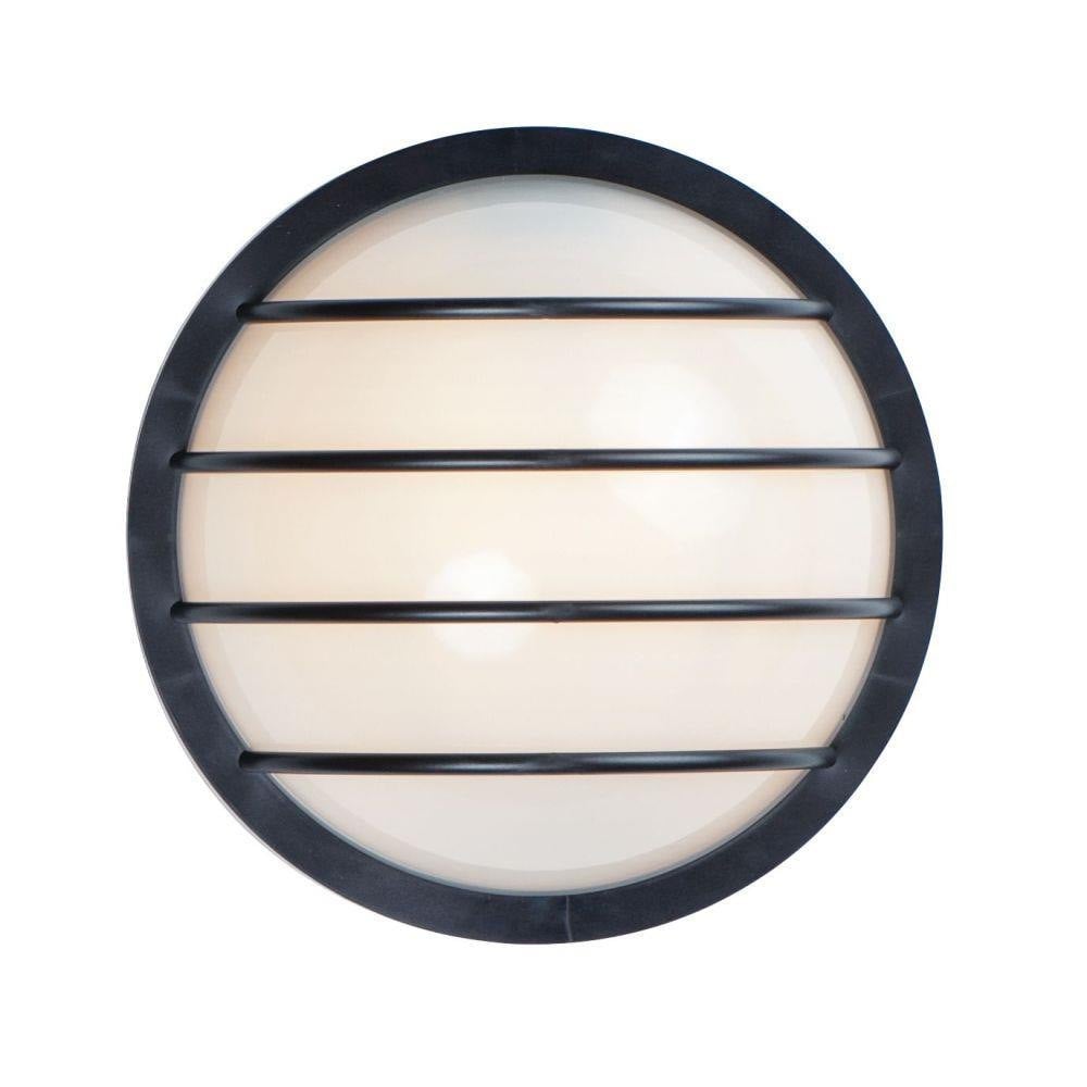 Maxim Lighting 51112FTBK Bulwark 1 Light Black Outdoor Wall Sconce - Front View
