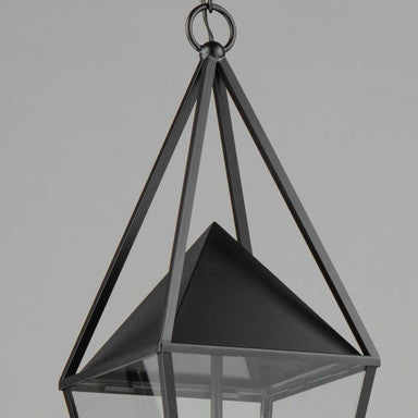 Maxim Lighting 3168CLBK Bavaria 2 Light Matte Black Outdoor Pendant Light - Top Detail View