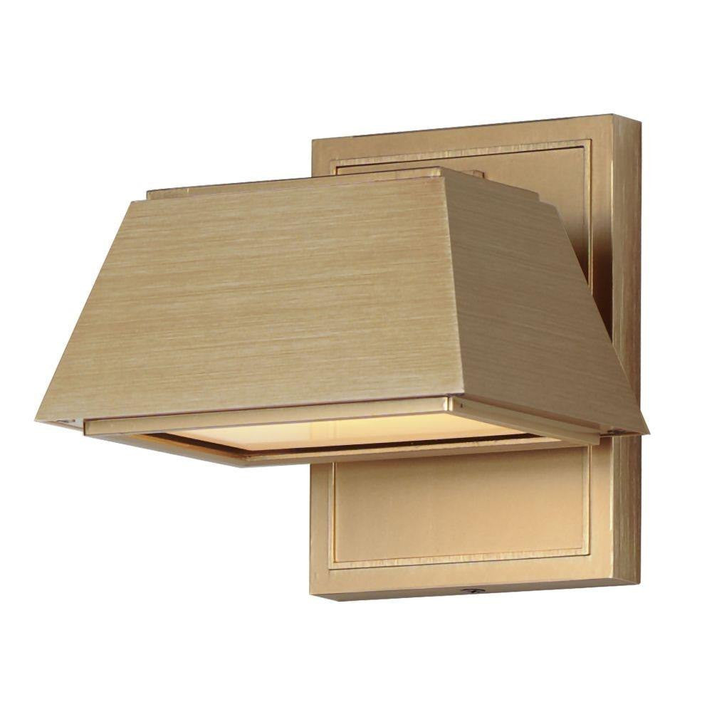 Maxim Lighting 52129AB Mansard 1 Light Antique Brass LED Outdoor Wall Light - Main View