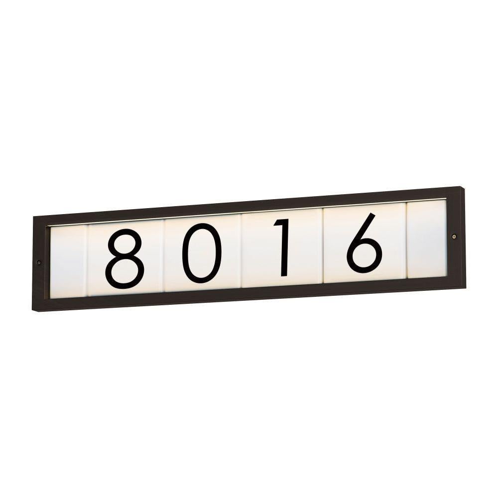 Maxim Lighting 53651BZ Clean 2 Light 25 Inch Bronze Outdoor Address Light