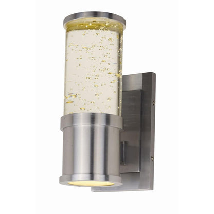 Maxim Lighting 53685CLGBK Pillar 2 Light 11 inch Galaxy Black Outdoor Wall Sconce - Brushed Aluminum Finish View