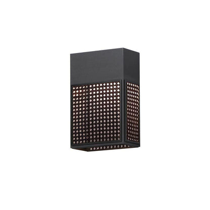 Maxim Lighting 54802RABK Lattice 1 Light 12 inch Matte Black Outdoor Wall Light