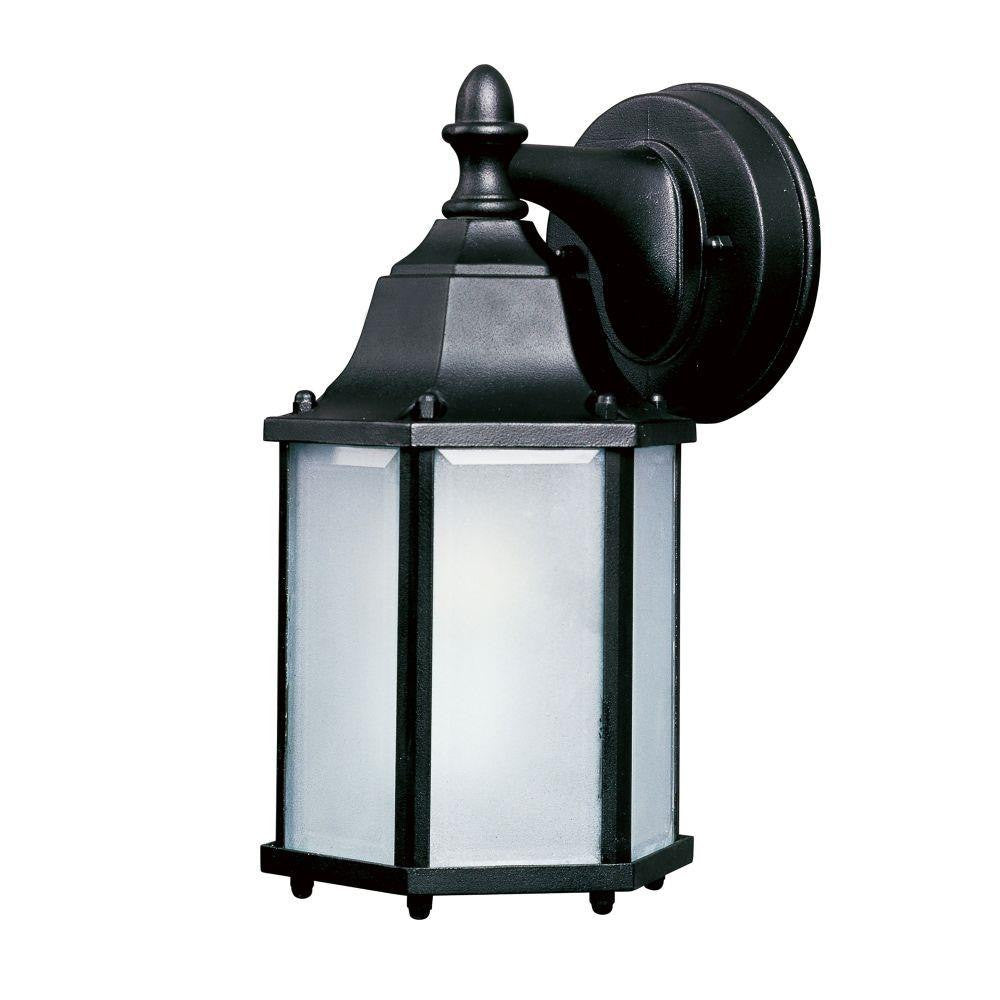 Maxim Lighting 66926BK Cast 1 Light 10 Inch Black Outdoor Wall Lantern