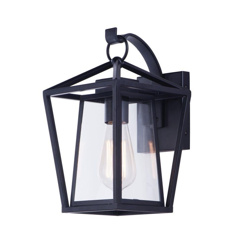 Maxim Lighting 3173CLBK Artisan 1 Light Black Outdoor Wall Lantern - White Background