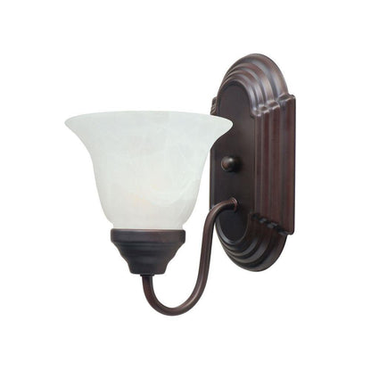 Maxim Lighting 8011MROI Essentials 1 Light 9.5 Inch Oil Rubbed Bronze Wall Sconce