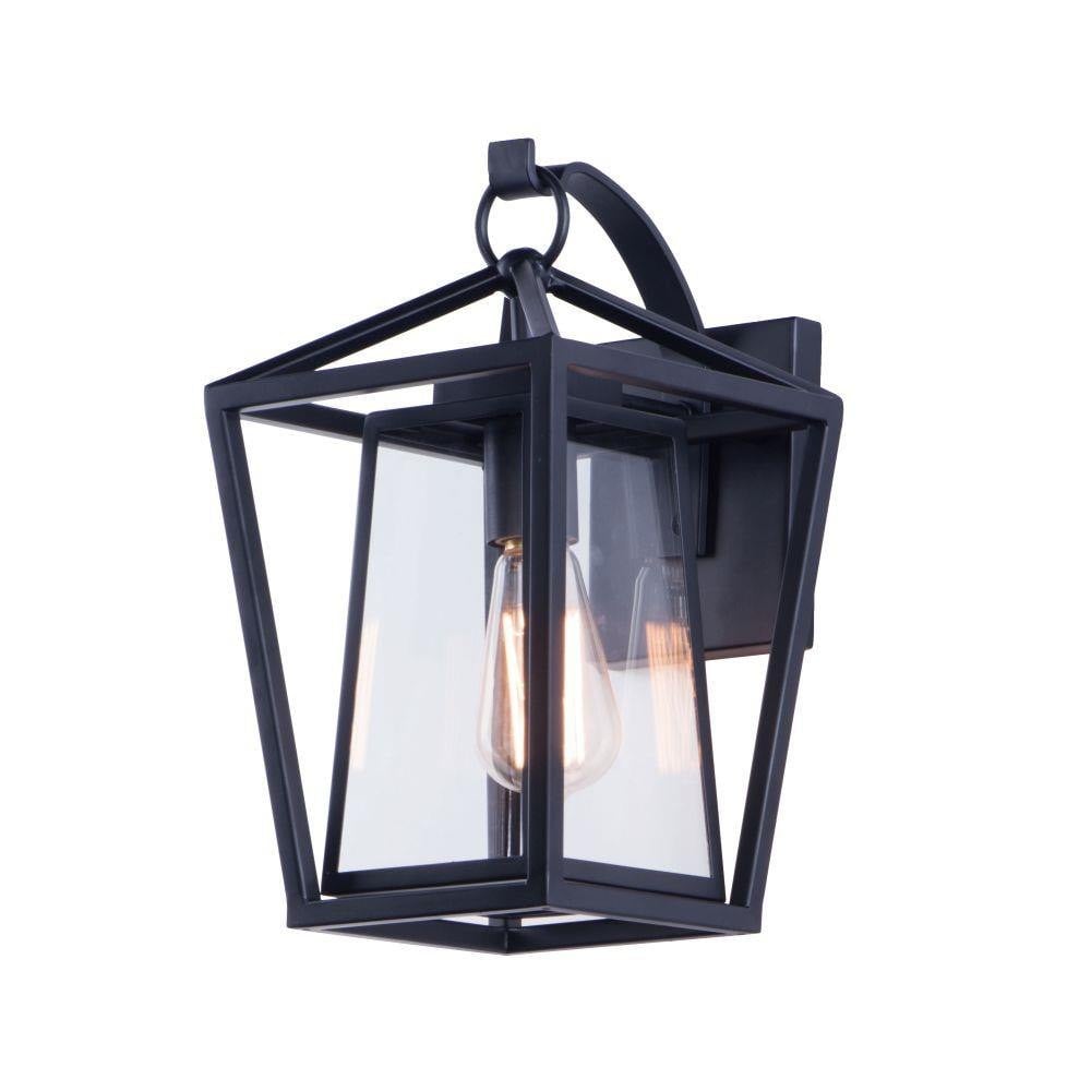 Maxim Lighting 3174CLBK Artisan 1 Light 14 inch Black Outdoor Wall Lantern - White Background View