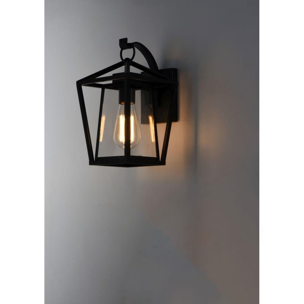 Maxim Lighting 3174CLBK Artisan 1 Light 14 inch Black Outdoor Wall Lantern - Lifestyle Angle View