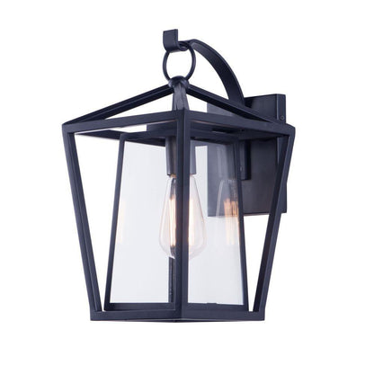 Maxim Lighting 3175CLBK Artisan 1 Light Black Outdoor Wall Lantern - White Background