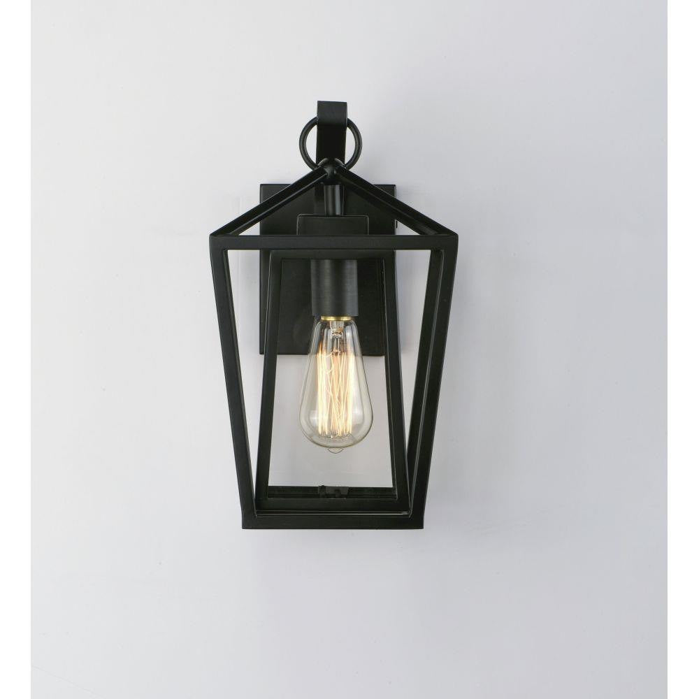 Maxim Lighting 3175CLBK Artisan 1 Light Black Outdoor Wall Lantern - Lifestyle Angle View