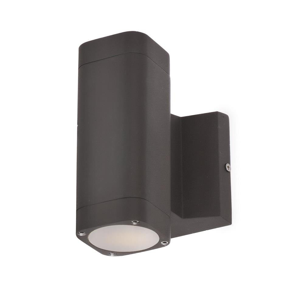 Maxim Lighting 86109AL Lightray 2 Light 6.75 Inch Brushed Aluminum Outdoor LED Wall Sconce