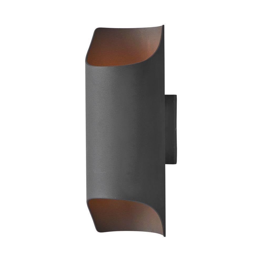Maxim Lighting 86119ABZ Lightray 2 Light Architectural Bronze Outdoor Wall Sconce - Front View
