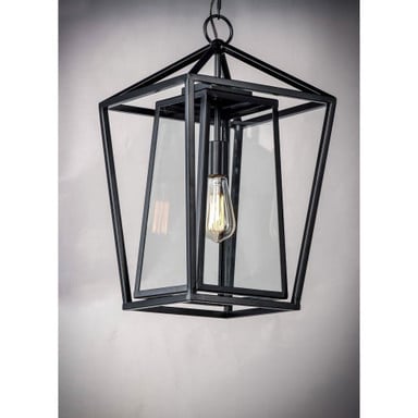 Maxim Lighting 3178CLBK Artisan Black Outdoor Pendant - Hanging Lifestyle View