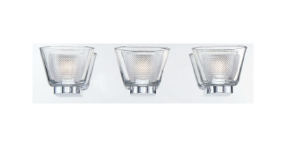 Eurofase Lighting 31801-010 Trent 19" LED Vanity Bathbar Light, Chrome Finish