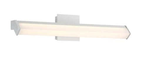 Eurofase Lighting 31816-014 Arco 24" Wide LED Bathbar Light, Aluminum Finish