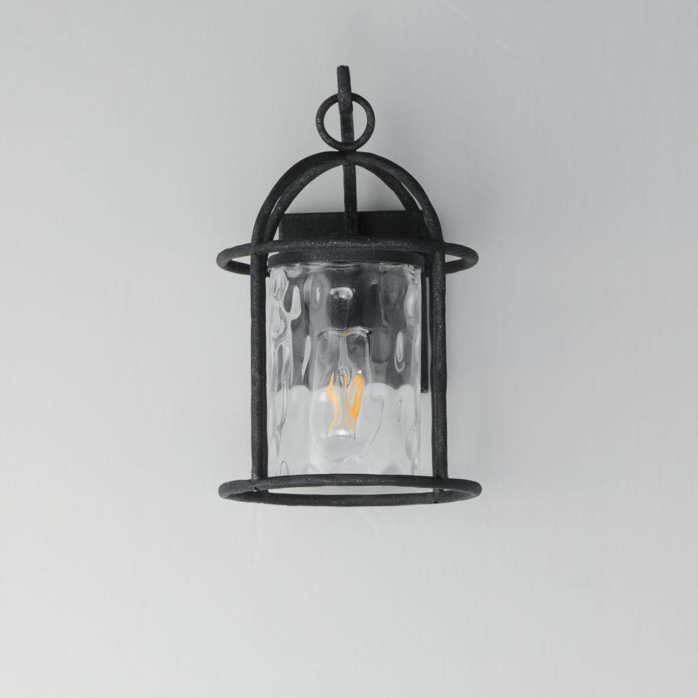 Maxim Lighting 31842WGBS Del Mar 1 Light 14 inch Blacksmith Outdoor Wall Mount - Installed Front View