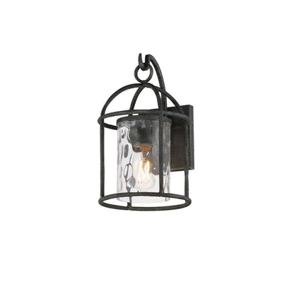 Maxim Lighting 31842WGBS Del Mar 1 Light 14 inch Blacksmith Outdoor Wall Mount - White Background