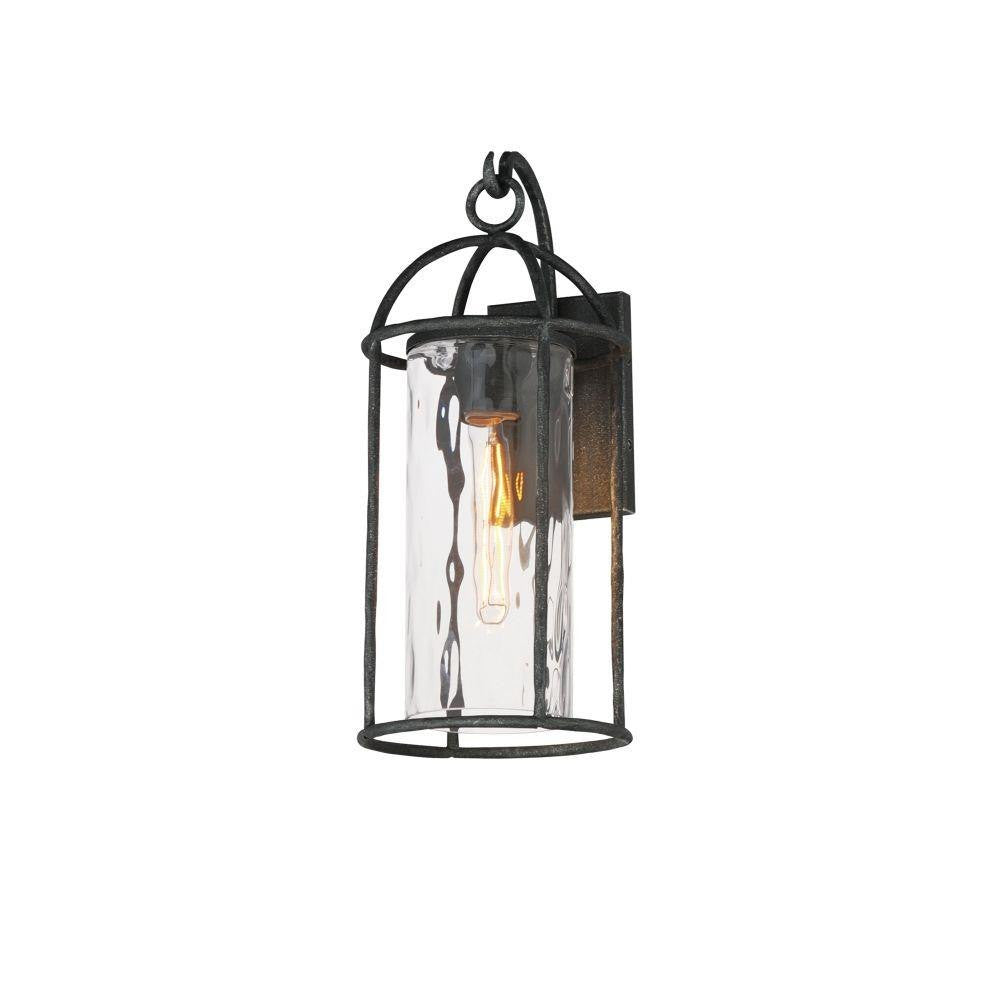 Maxim Lighting 31844WGBS Del Mar 1 Light Blacksmith Outdoor Wall Mount - White Background