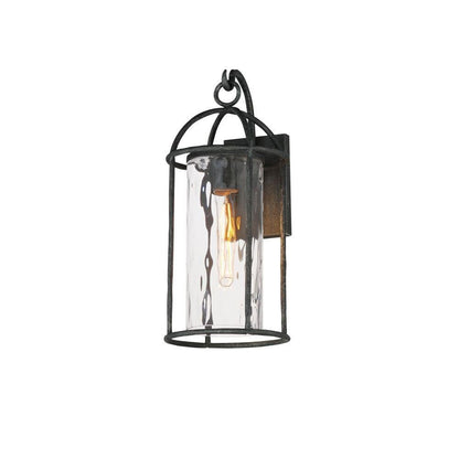 Maxim Lighting 31844WGBS Del Mar 1 Light Blacksmith Outdoor Wall Mount - White Background
