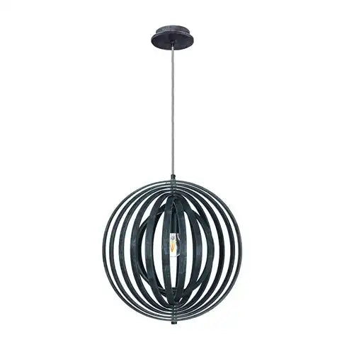 Eurofase Lighting 31873-045 20-in 60W Abruzzo Spherical Pendant, E26, 120V, Matte Blue Finish