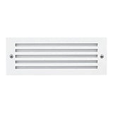 Elco Lighting ELST39W 13W 120V Diecast Compact Fluorescent Brick Light with Grill Faceplate - White