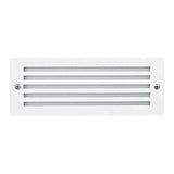 Elco Lighting ELST41W 26W 120V Diecast Compact Fluorescent Brick Light with Grill Faceplate - White