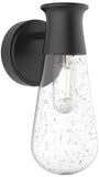 Alora Mood EW464001BKCB Marcel 5-in 1-Light 60-Watt Clear Bubble Glass/Textured Black Exterior Wall Sconce