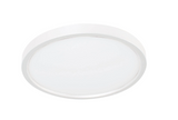 AFX Lighting EGRF08LAJD3WH Edge 8 Inch CCT LED Indoor Flush Mount In White With White Acrylic Diffuser