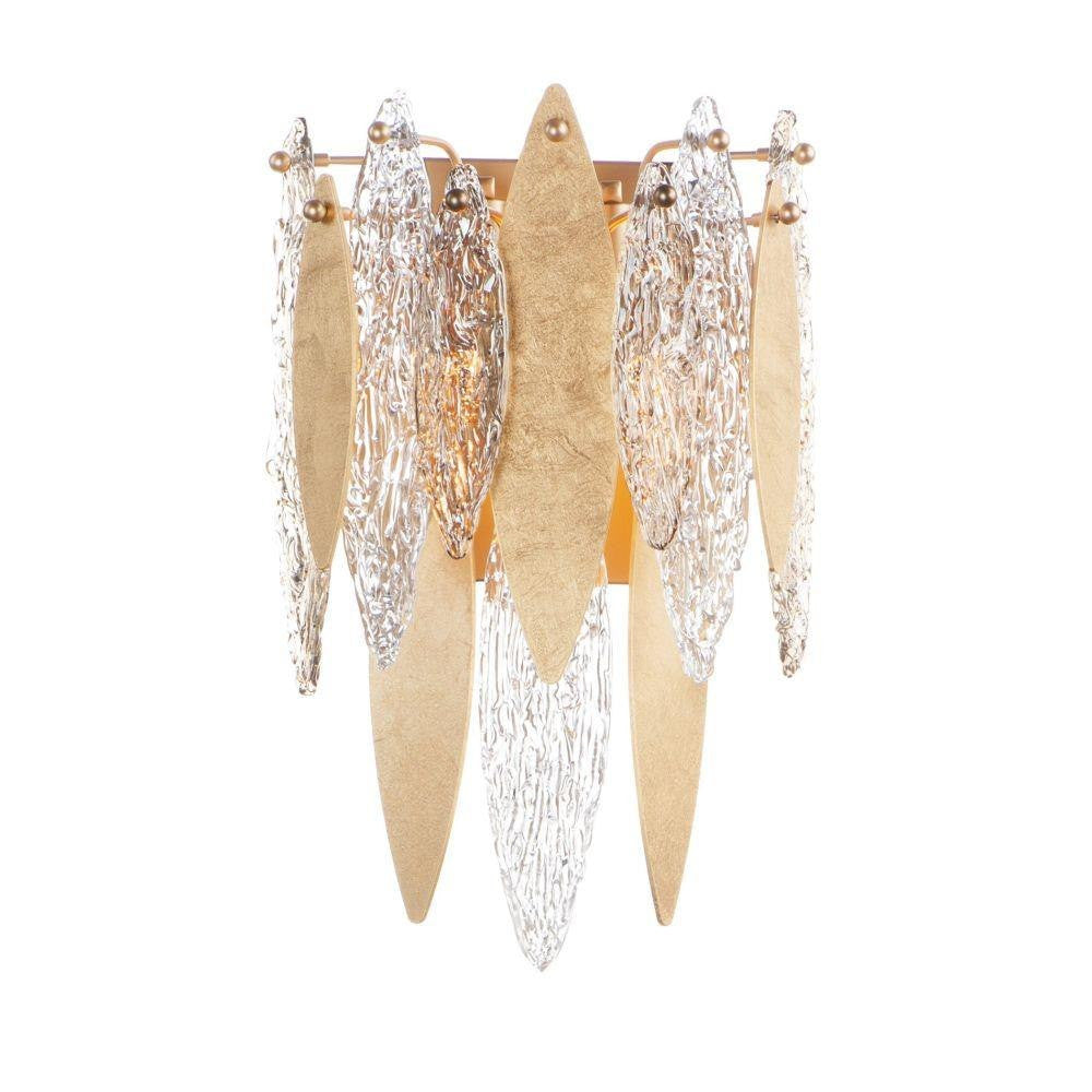 Maxim Lighting 32322CLCMPGL Majestic 3 Light Wall Sconce - Front View on White Background