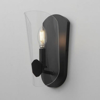 Maxim Lighting 32351CLBK Armory 1 Light 11 inch Black Wall Sconce - Profile View