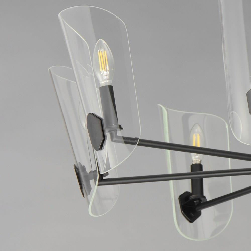 Maxim Lighting 32358CLNAB Armory Chandelier Close-Up Detail View
