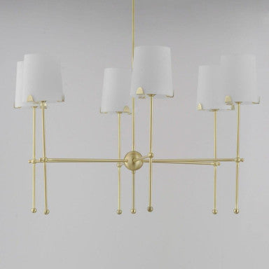 Maxim Lighting 32366WTSBR Huntington Chandelier Alternate Angle View
