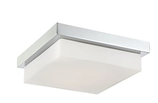 Eurofase Lighting 32672-015 Barlow 10" Wide LED Flush Mount Square Ceiling Fixture