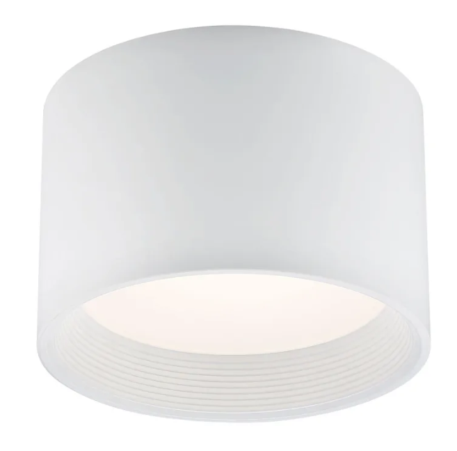 Eurofase Lighting 32684-018 Benton LED 8 inch White Flush Mount Ceiling Light, Large
