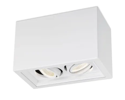 Eurofase Lighting 32688-016 Santo 2 Light 6" Wide LED Flush Mount Linear Ceiling Fixture, Wattage 22W, Color Temperature 3000K, White Finish