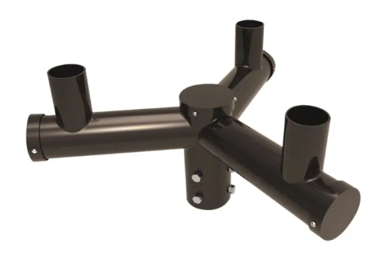 Keystone KT-BH-SF-T120 Triple Bullhorn 120º Pole Mount Adapter