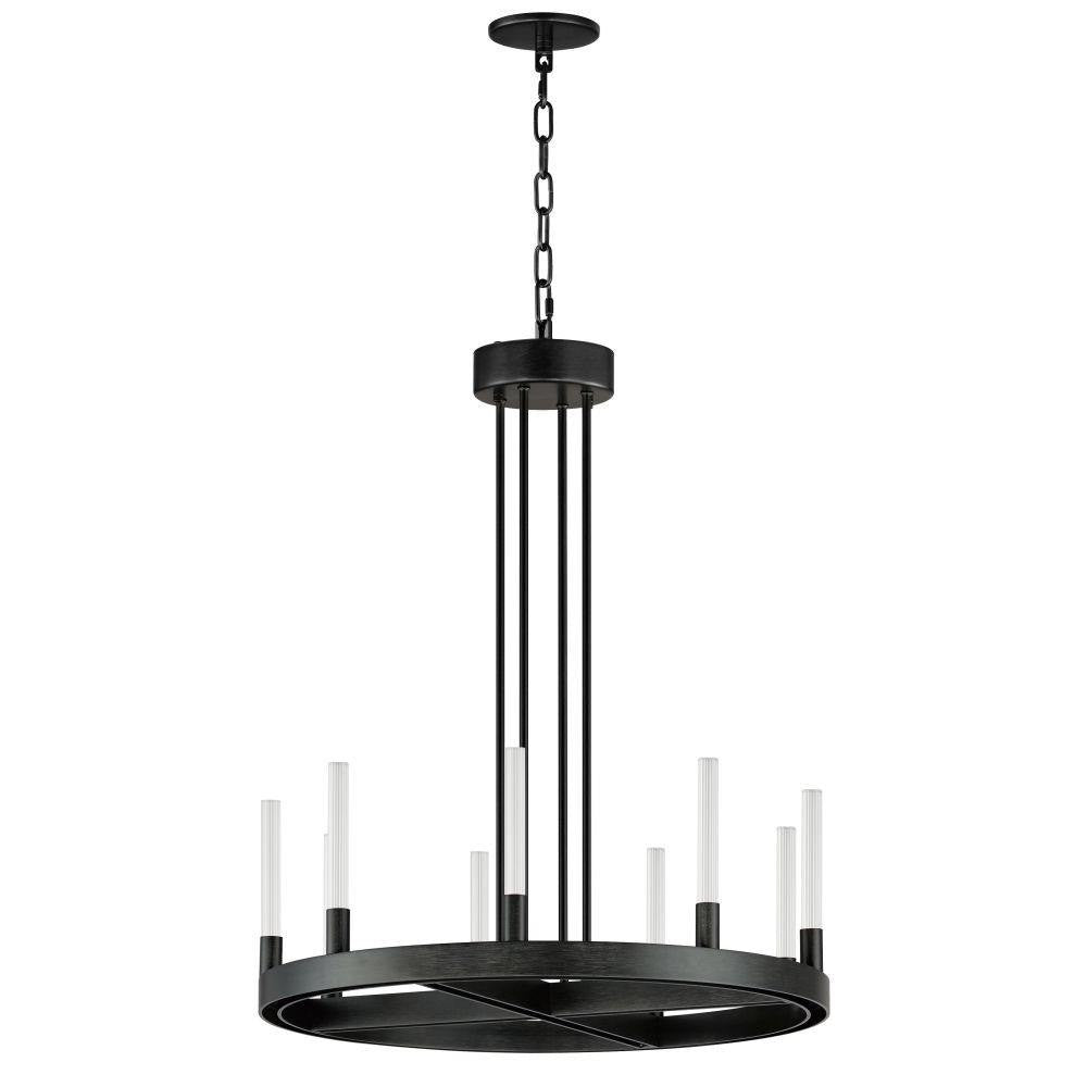 Maxim Lighting 16162CRBK Ovation 9 Light 23.5 inch Black Chandelier Ceiling Light