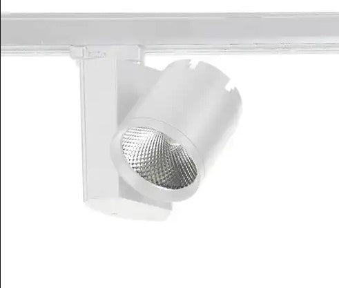 Eurofase Lighting 32985-35-02 15W Cylindrical Track Head, Flood, 1250 lm, 120V, 3500K, White Finish