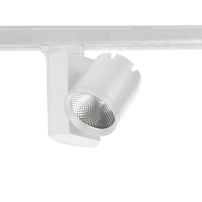 Eurofase Lighting 32985-40-02 15W Cylindrical Track Head, Flood, 1250 lm, 120V, 4000K, White Finish