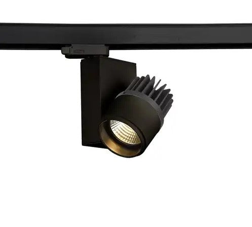 Eurofase Lighting 32989-40-01 10W Cylindrical Track Head, 850 lm, 120V, 4000K, Black Finish