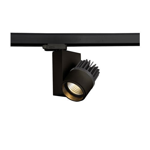 Eurofase Lighting 32990-35-01 20W Cylindrical Track Head, 1700 lm, 120V, 3500K, Black Finish