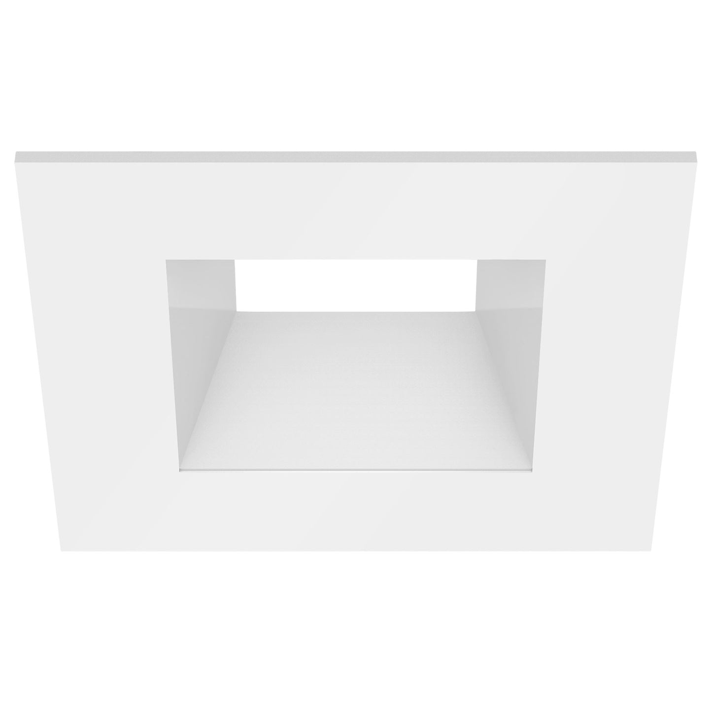 CSL Lighting ED5-SFSTWT ECO 5In Square Fixed Downlight Trim, White Finish