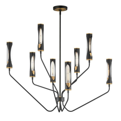 Maxim Lighting 16178CLLFGNAB Regent 8 Light 40 inch Chandelier Ceiling Light - Full Product View