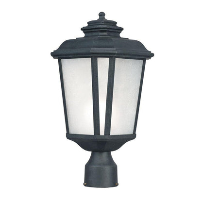Maxim Lighting 3340WFBO Radcliffe 1 Light Outdoor Post Mount in Black Oxide with Weathered Frost Glass