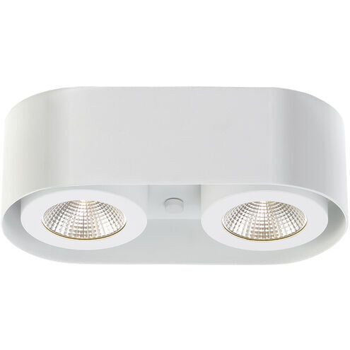 Eurofase Lighting 33617-015 Nymark LED 5 inch 2 Lights White Flush Mount Ceiling Light