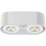 Eurofase Lighting 33617-015 Nymark LED 5 inch 2 Lights White Flush Mount Ceiling Light